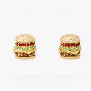 KATE SPADE Fast Food Burger Stud Earrings